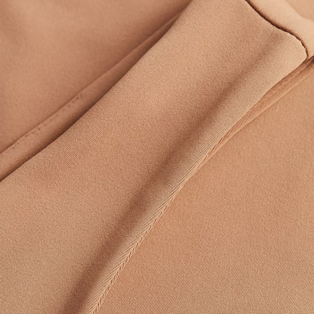 Express Body Contour Bodysuit Womens XL Pecan Tan Scoop Neck High Compression - Picture 7 of 8